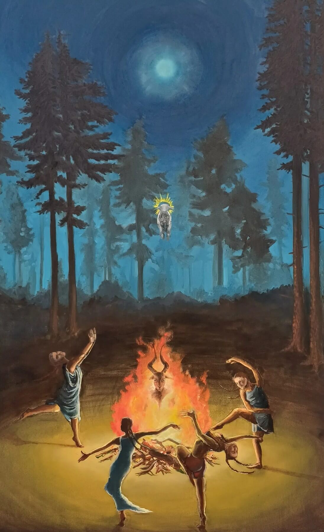 The (Holy) Trinity, 2024, oil on canvas
