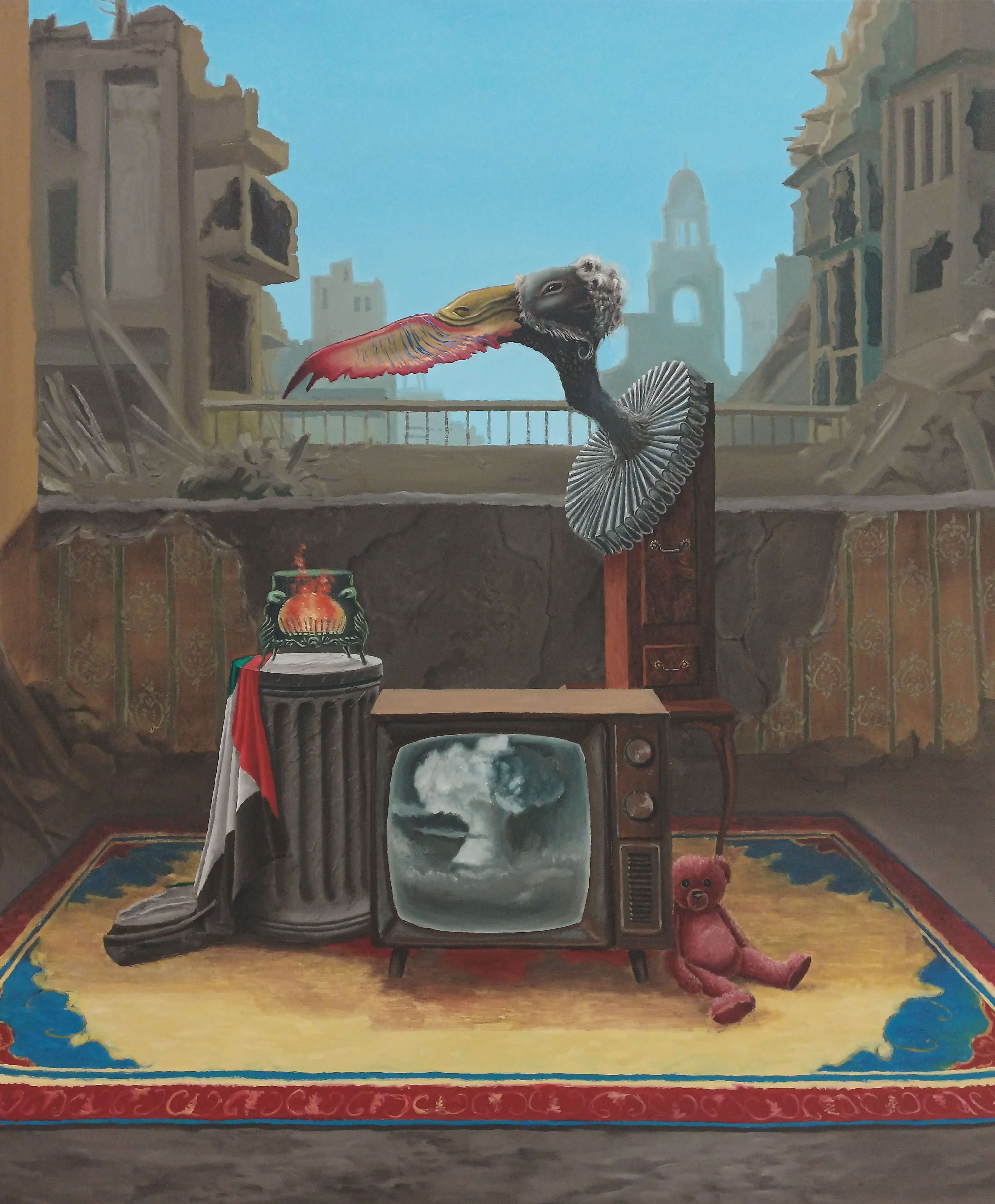 Apricity, 2025, oil on canvas