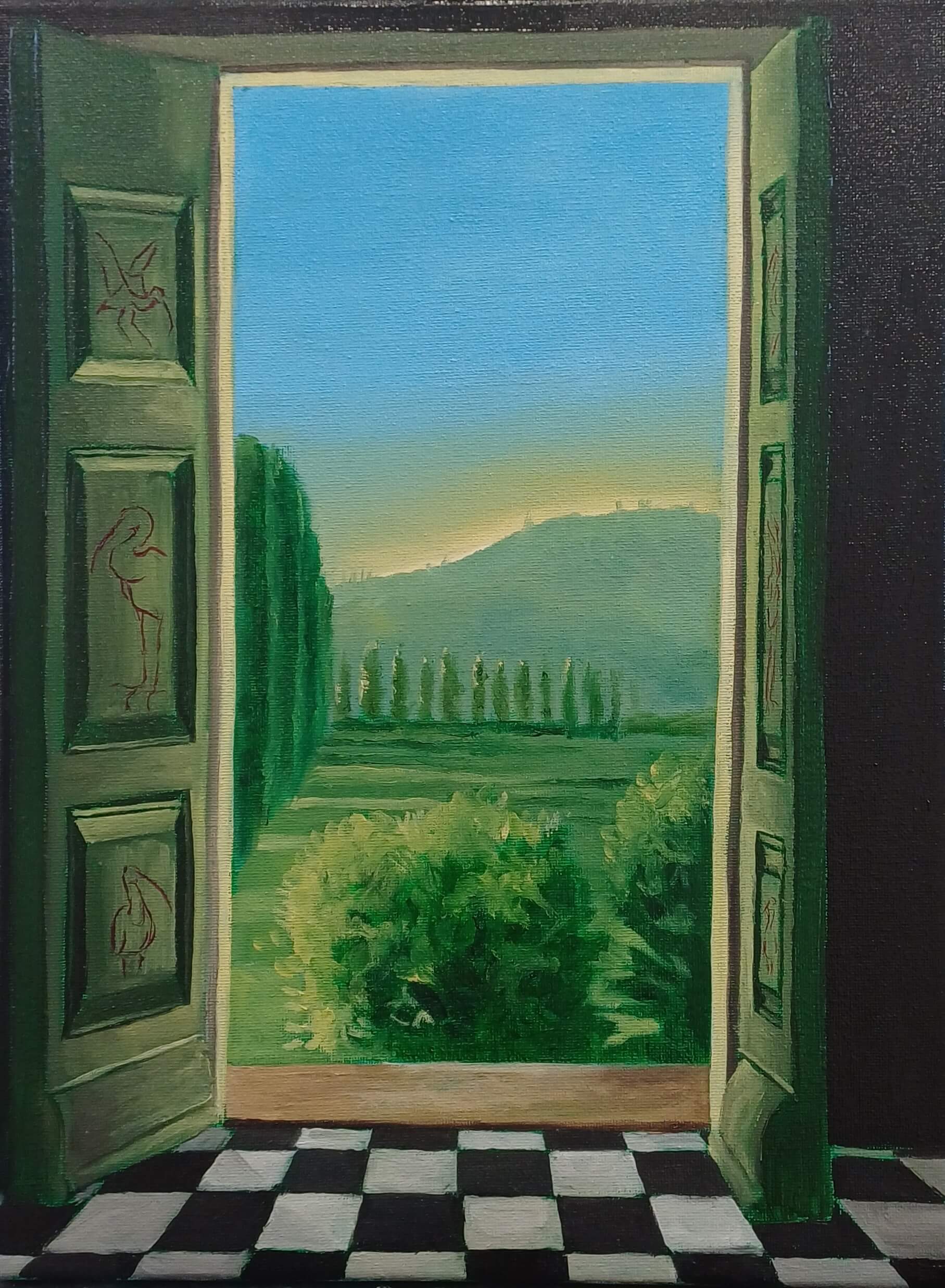 Anamnesia, 2026, oil on canvas