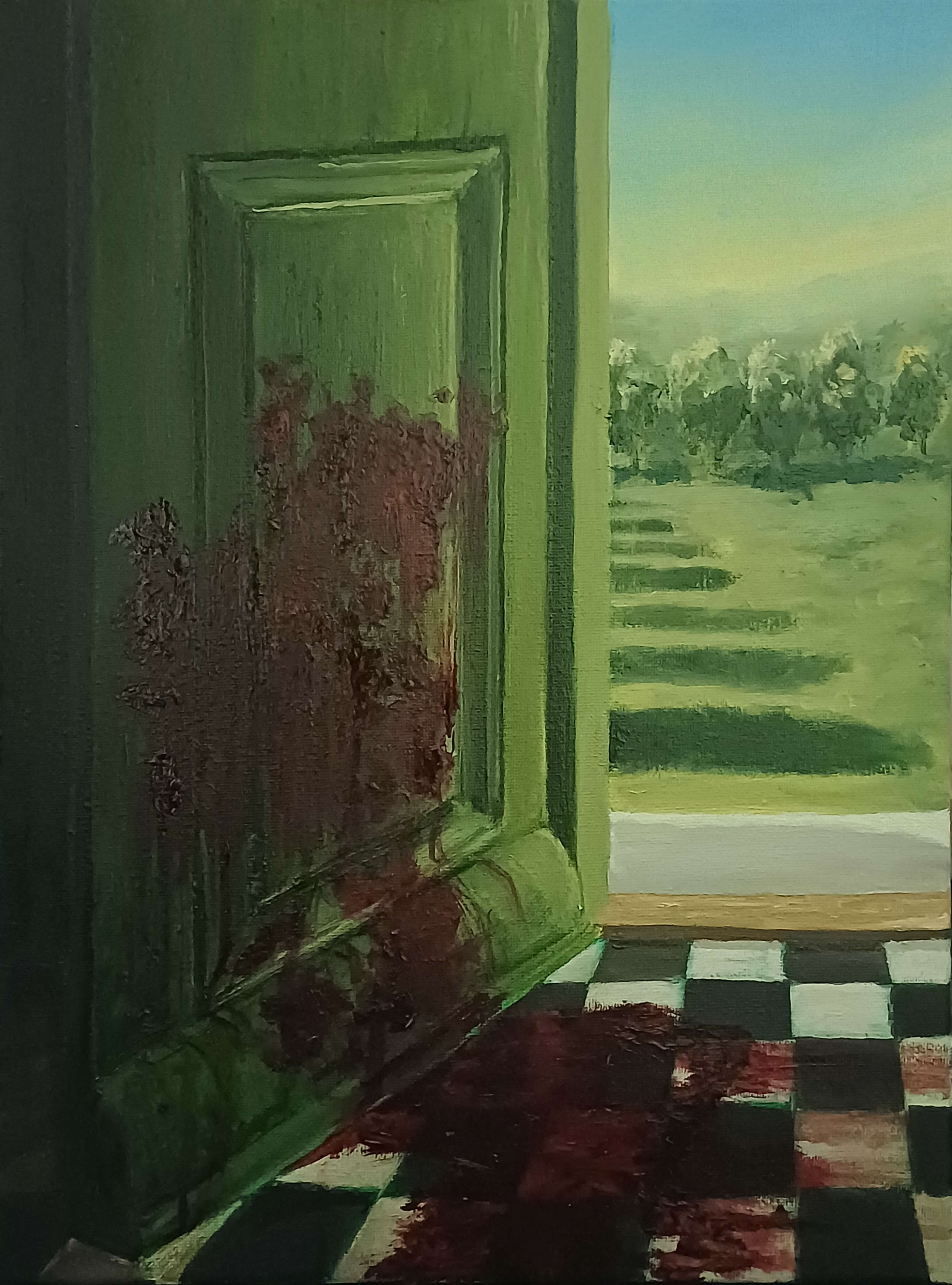 Felahrëow, 2026, oil on canvas